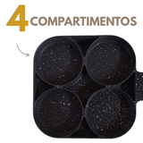Frigideira 4 Ovos Aluminio Antiaderente