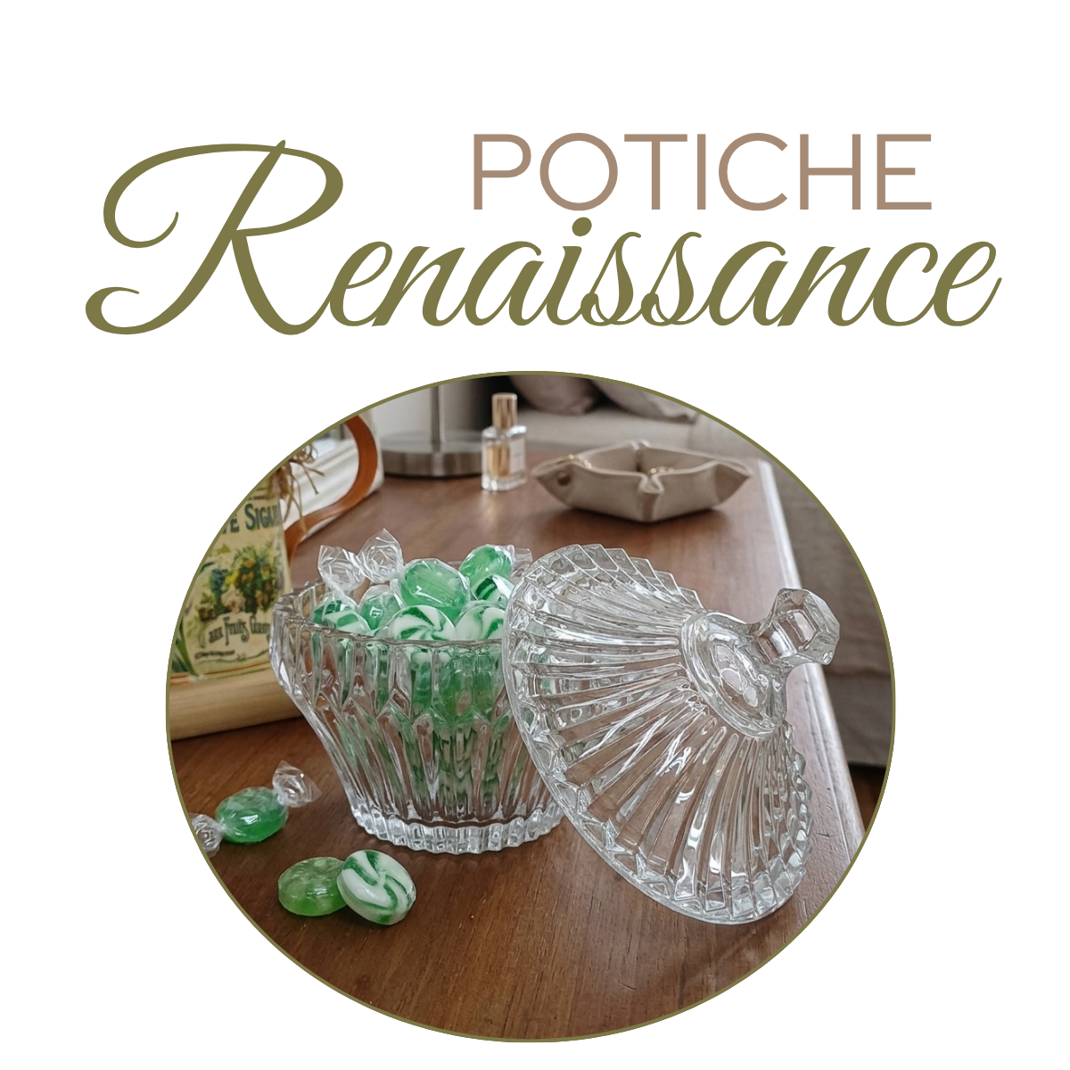 Potiche Renaissance Vidro