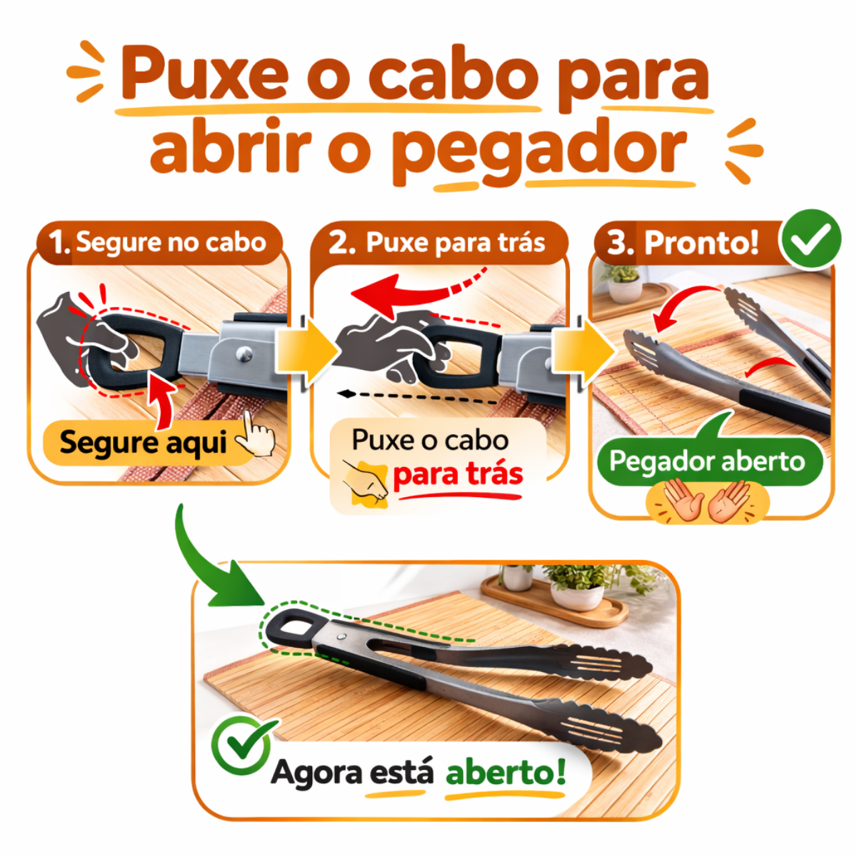 Pegador Inox Universal 39,5cm