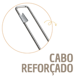 Cesto Fritura Retangular Profissional 24cm