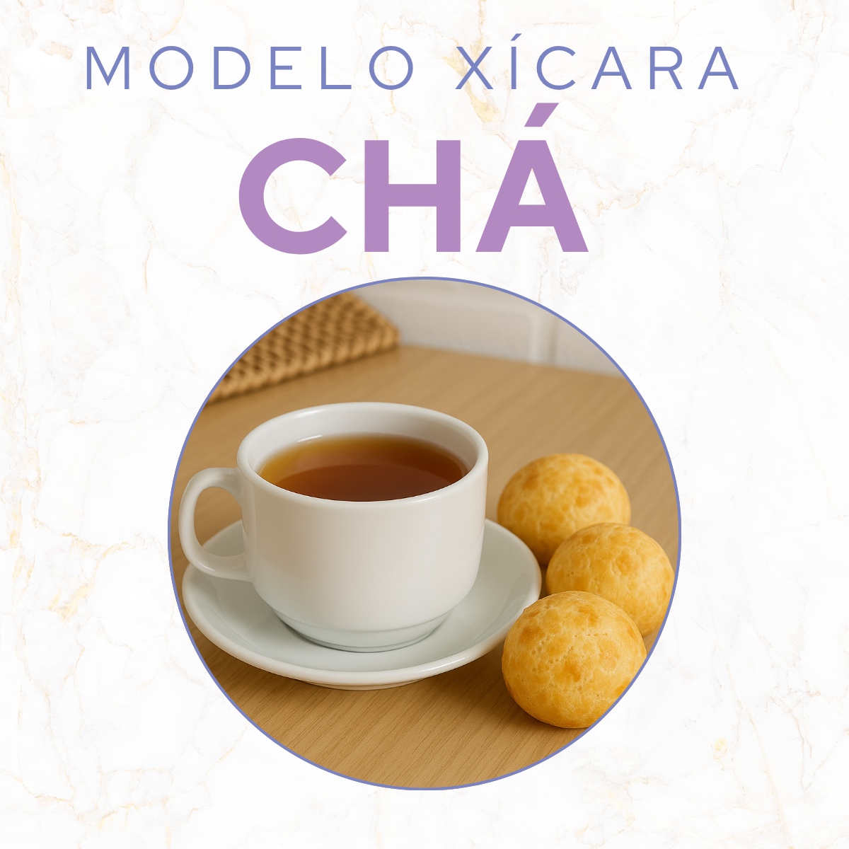 Xicara de Chá Porcelana Hotel 200ml