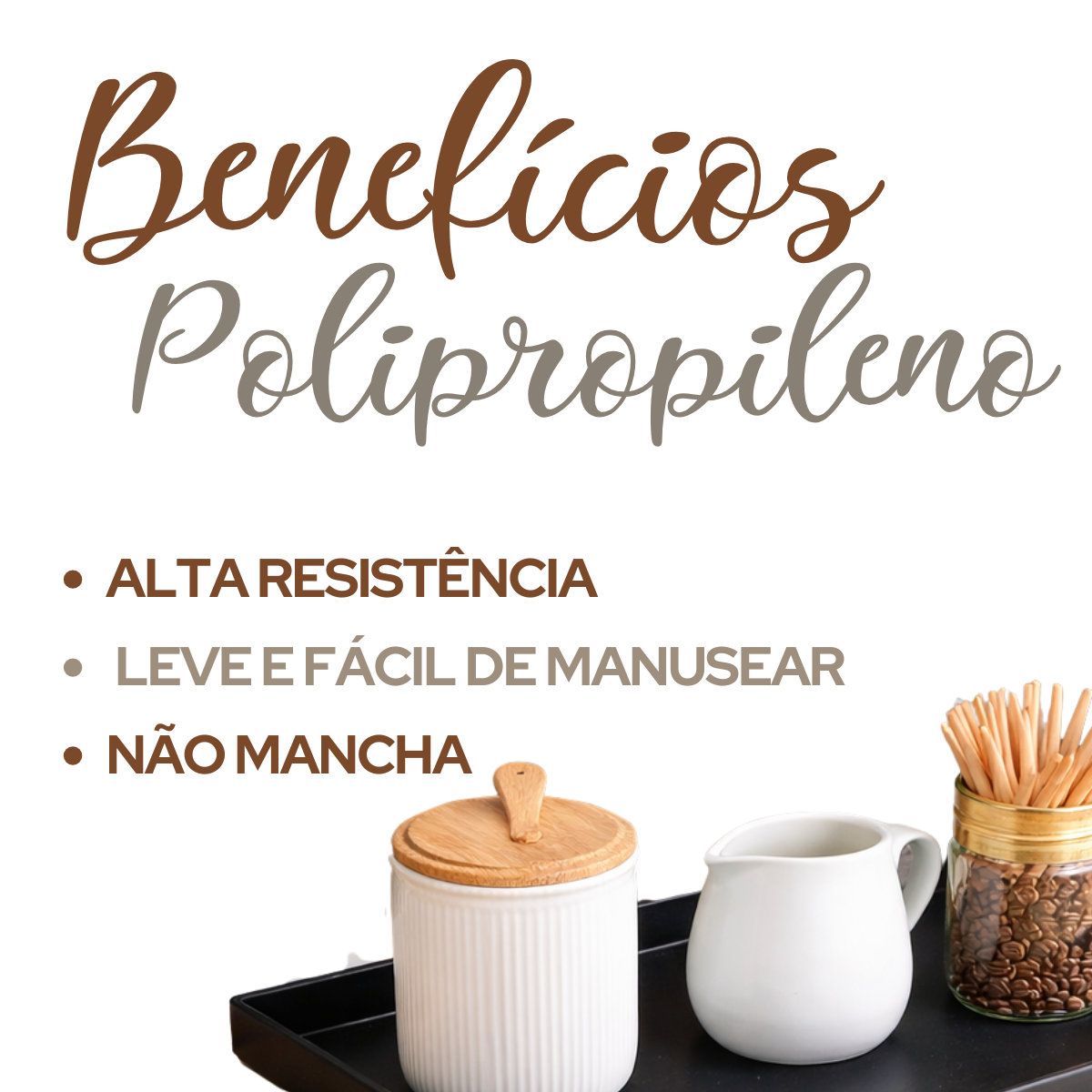 Bandeja Servir Polipropileno Retangular