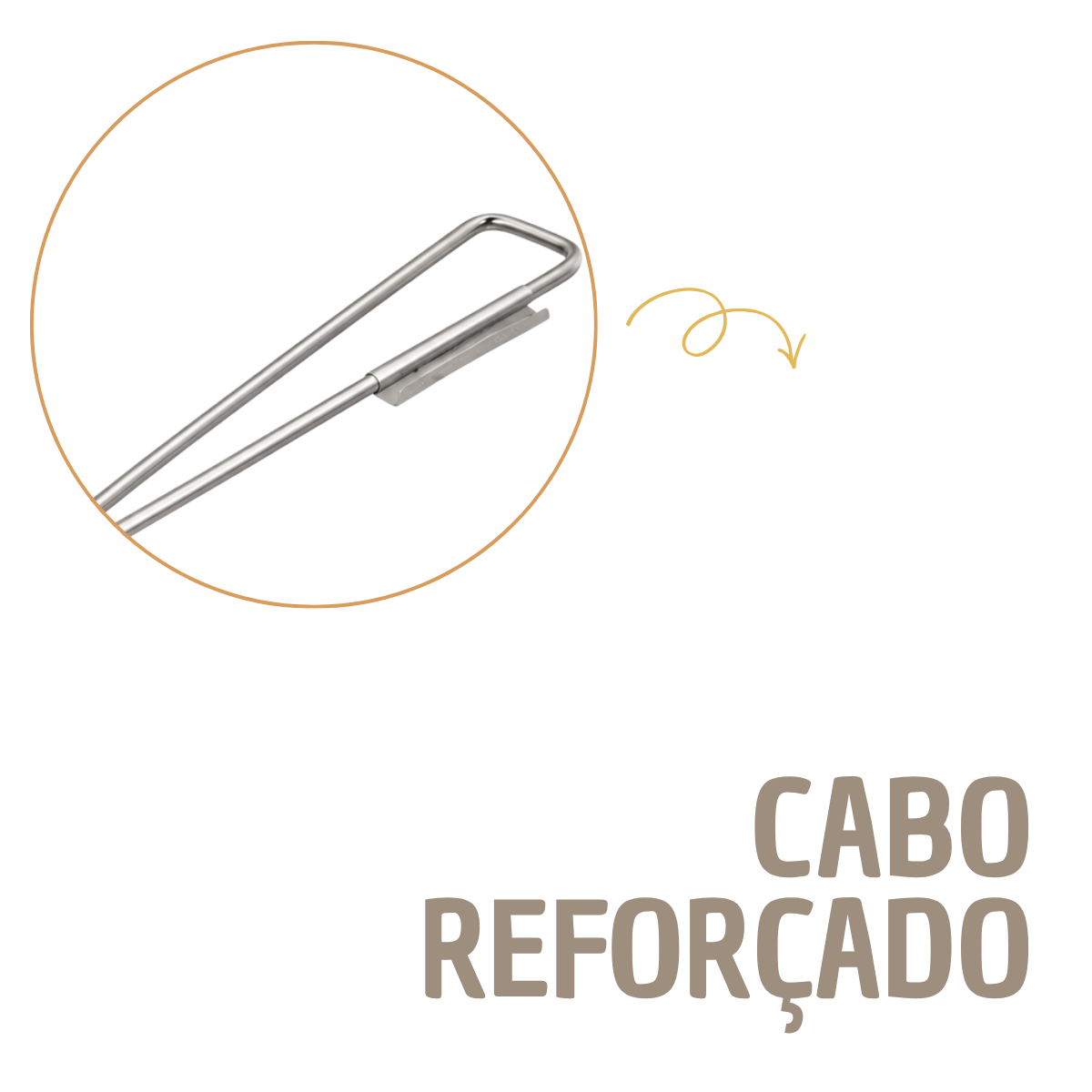 Coador Peneira Cone 12cm Inox