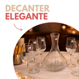 Jogo Decanter 1,7L C/ 6 Taças de Vinho