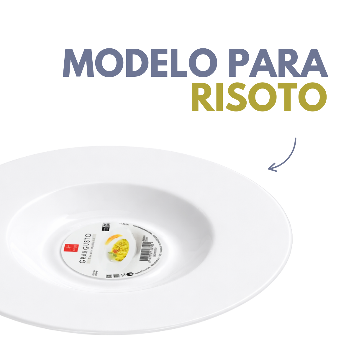 Prato Risoto 27cm em Vidro Temperado 300ML