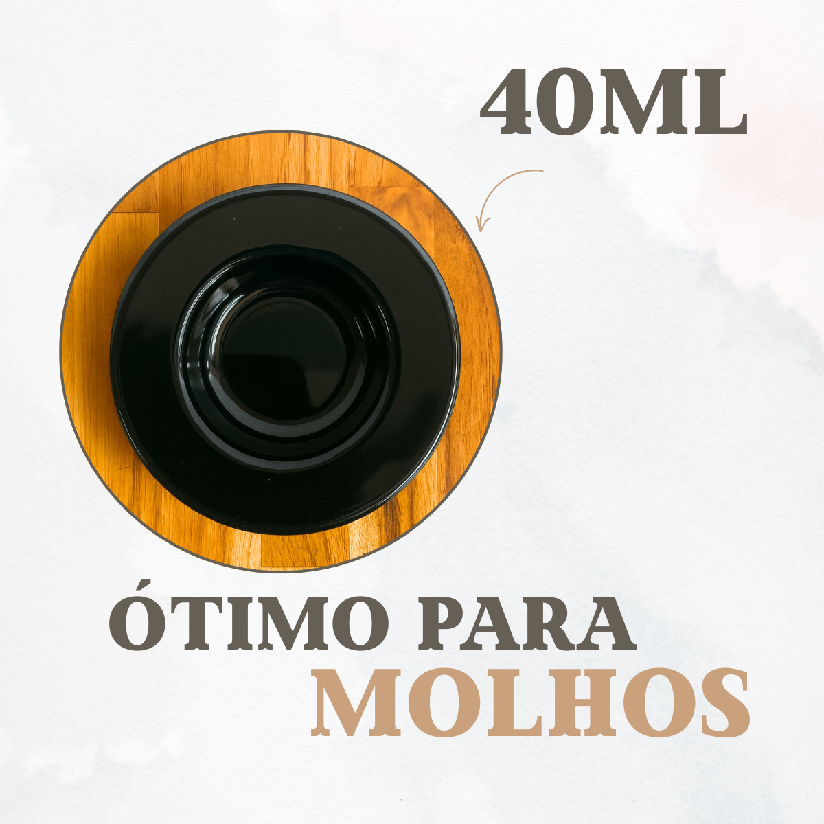 Pires Chapéu de Porcelana Preto