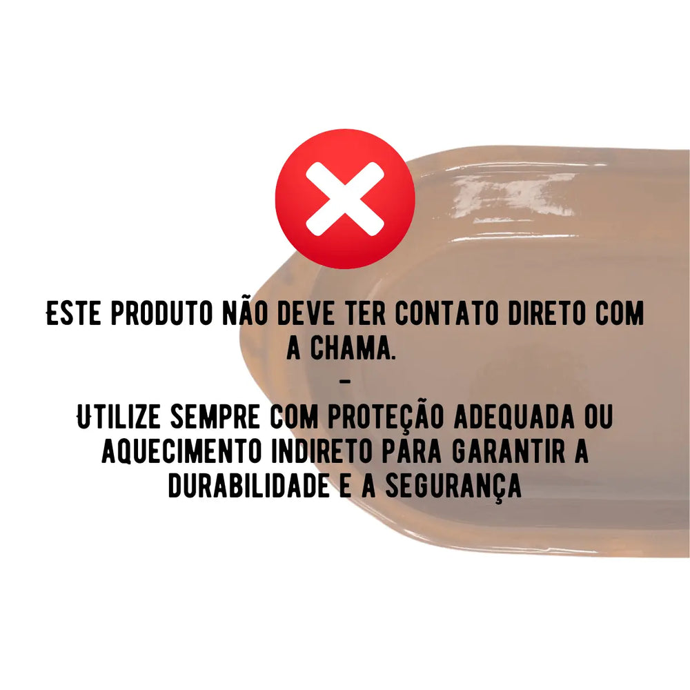 Assadeira Barro Oval N°1 Motta