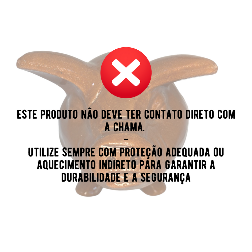 Tigela Porco Barro Pequeno 750ml - A Gourmet