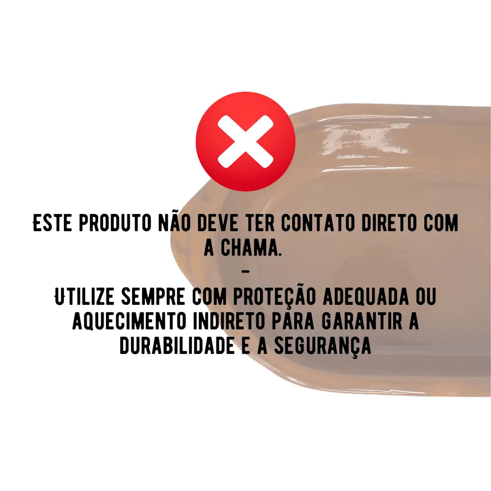 Assadeira Barro Oval N°000 Motta