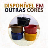 Ramequim Porcelana Preto 40ml