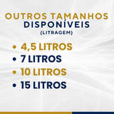 Panela pressão alumínio Polido 10litros