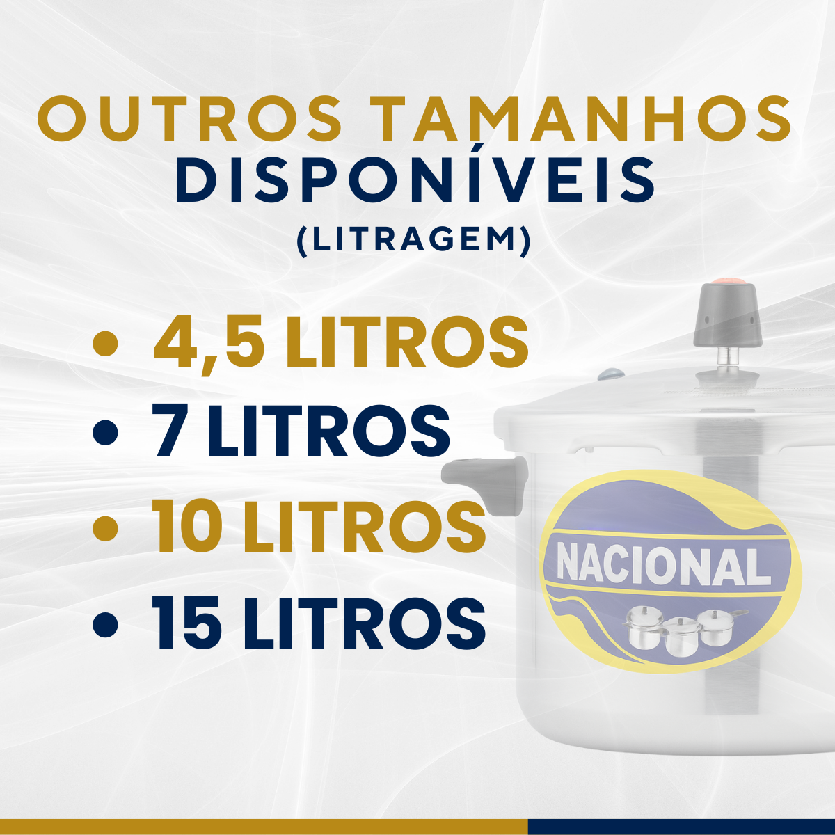 Panela pressão 7L alumínio polido