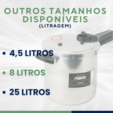 Panela pressão profissional 8Litros