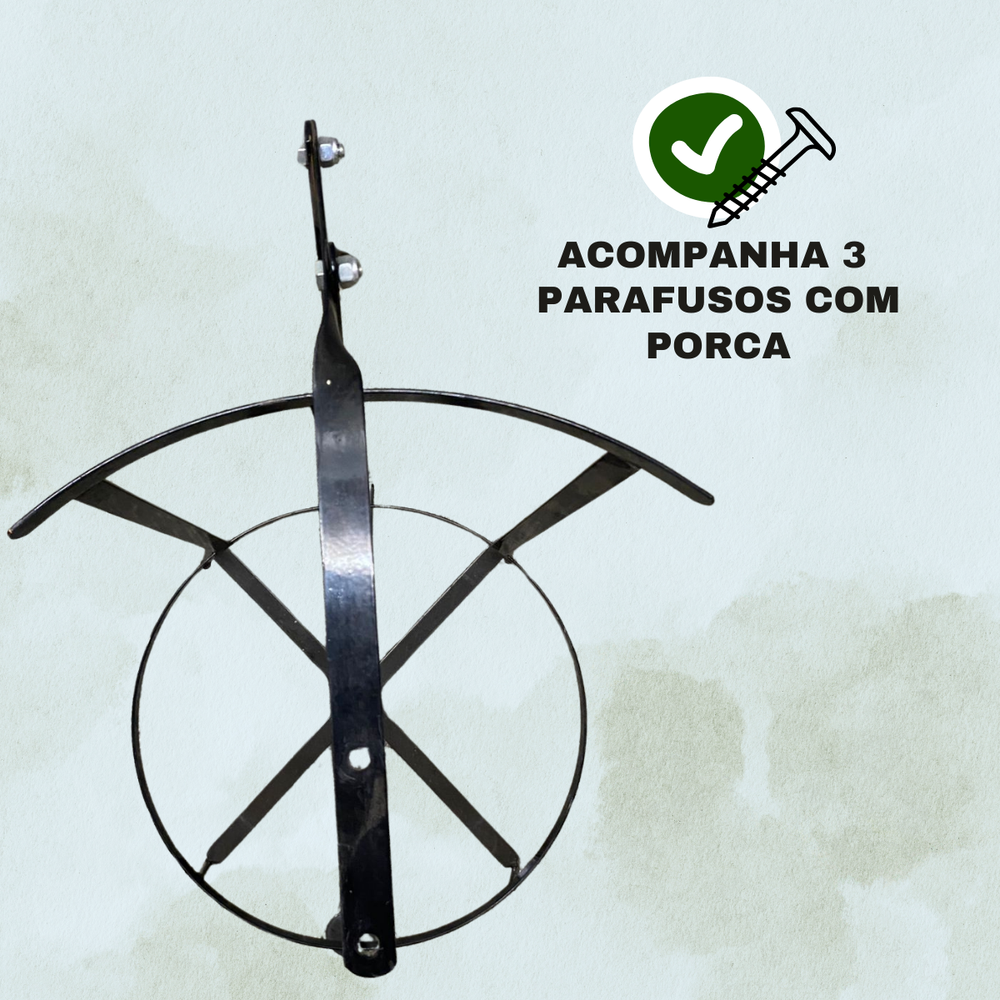 Armação de Cesto Lixeira Ferro 30L - A Gourmet