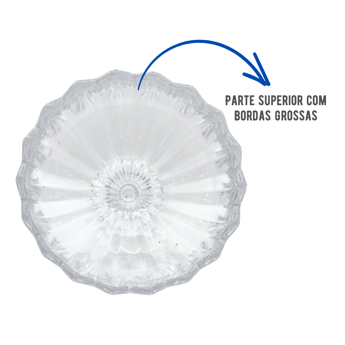 Mini Fruteira Vidro 800ml - A Gourmet