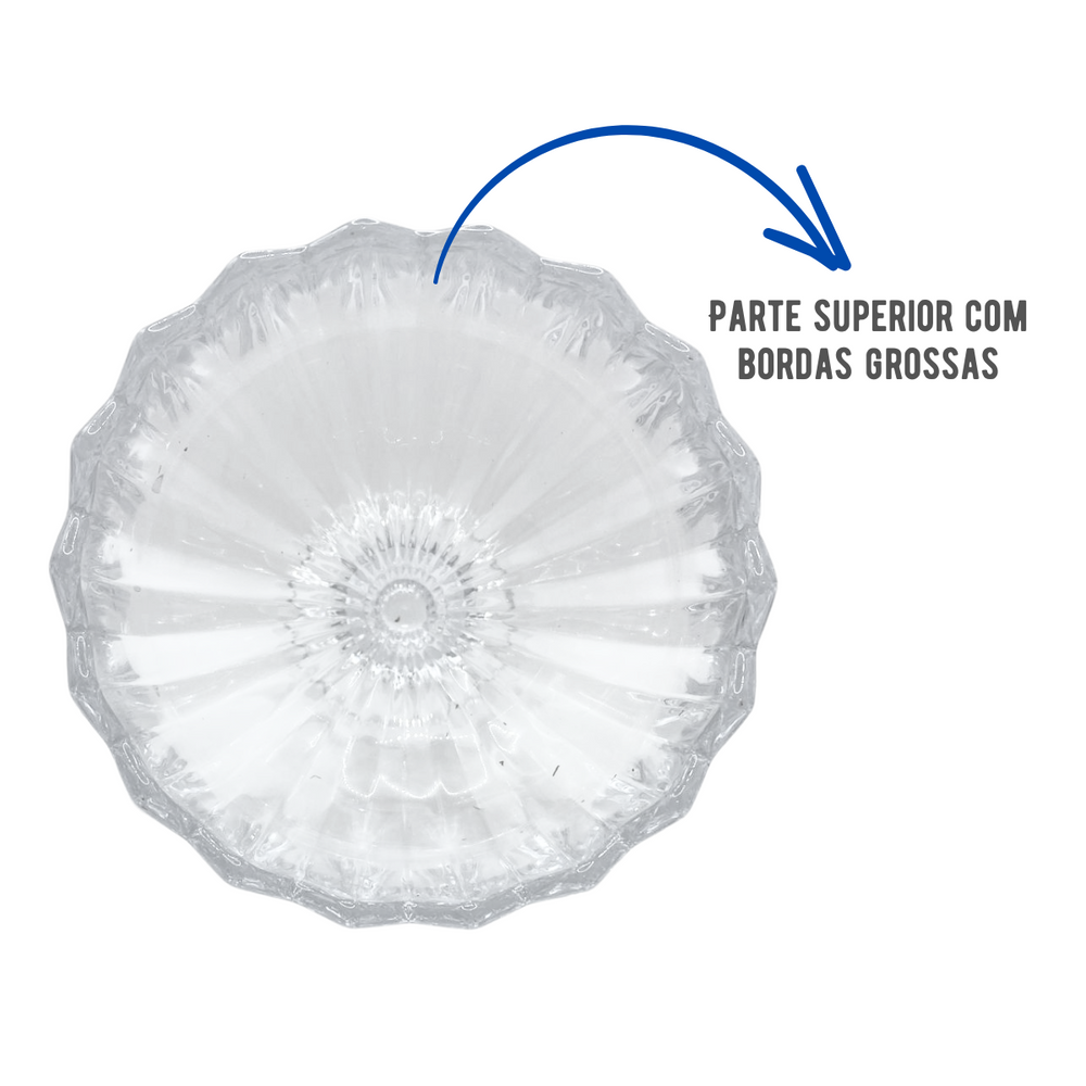 Mini Fruteira Vidro 800ml - A Gourmet