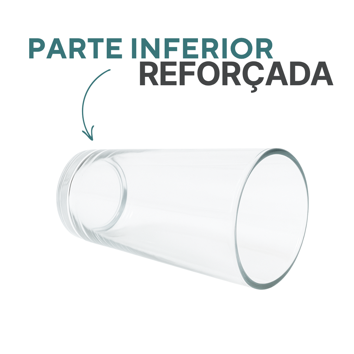 Copo Long Drink 390ml de Vidro