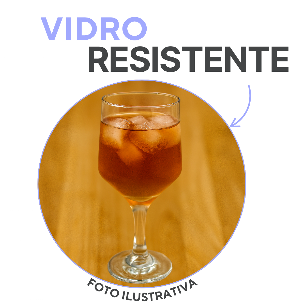 Taça agua buffet vidro 300ml