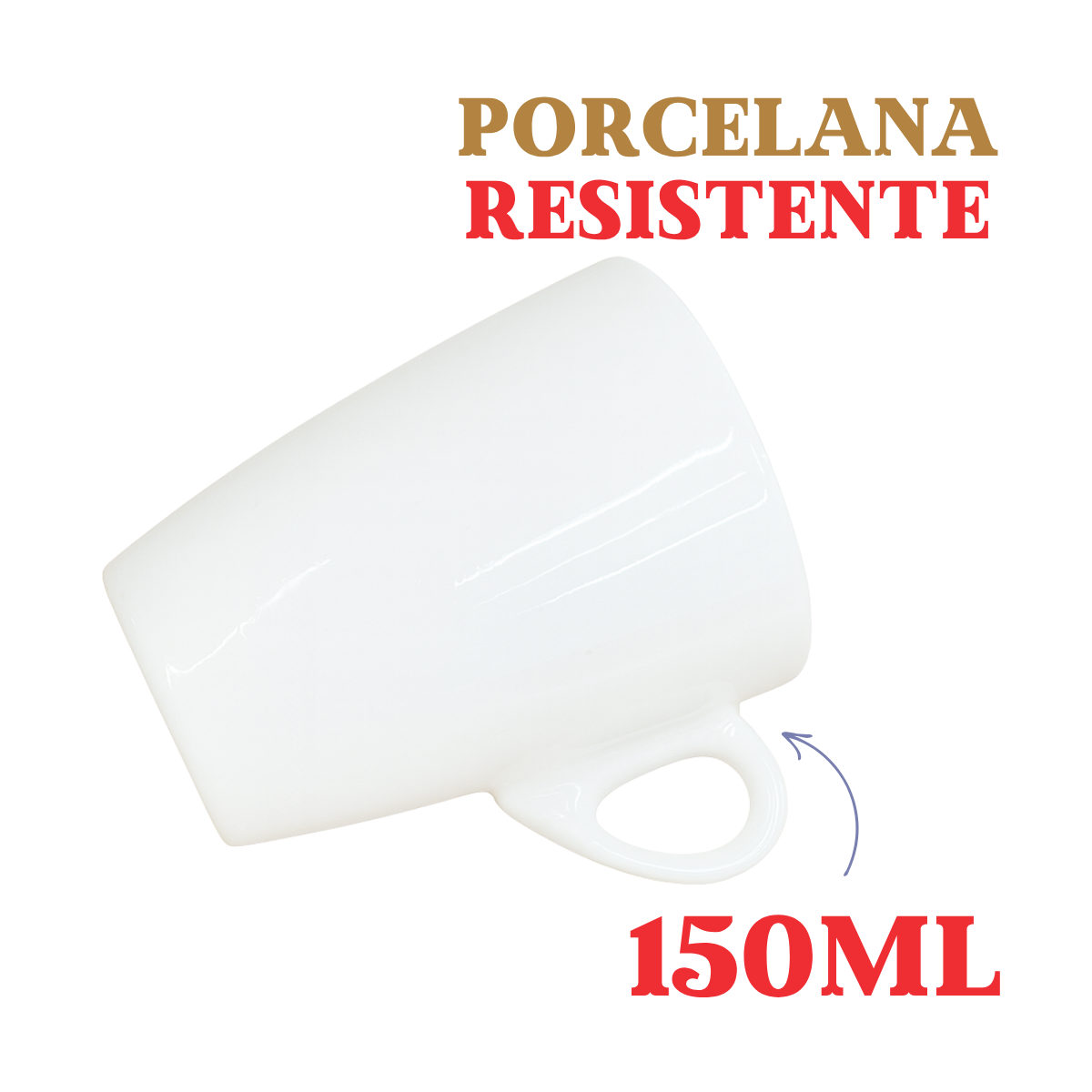 Xicara Chá Genova Cappuccino 150ml