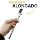 Colher para suco 30cm aço inox
