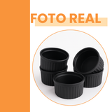 Ramequim Preto de Polipropileno 70ml