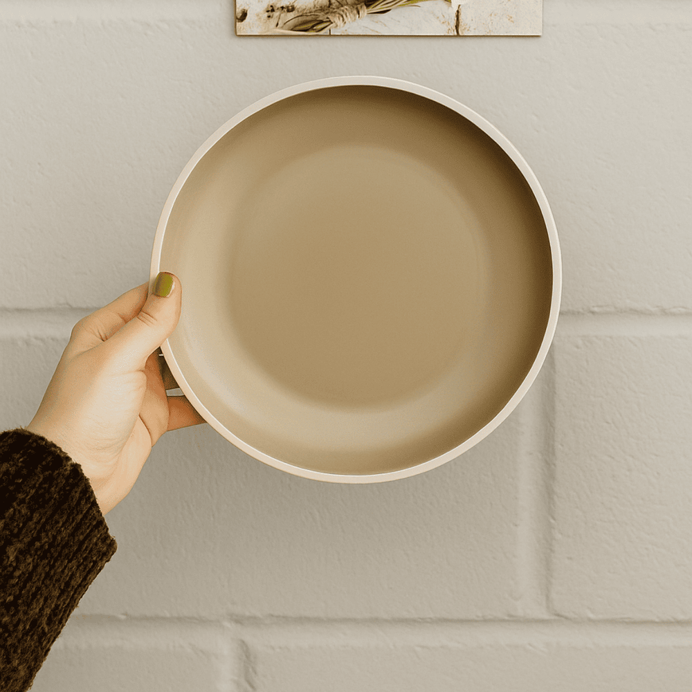 Prato Sobremesa Melamina Bege Rojemac Pratos de Sobremesa