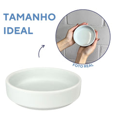 Comedouro cães e gatos 230ml porcelana