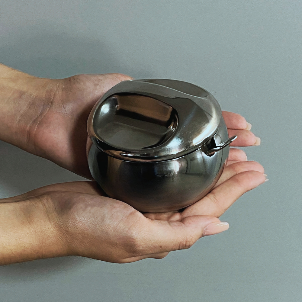 Açucareiro Inox Com Colher 300ml Tuut