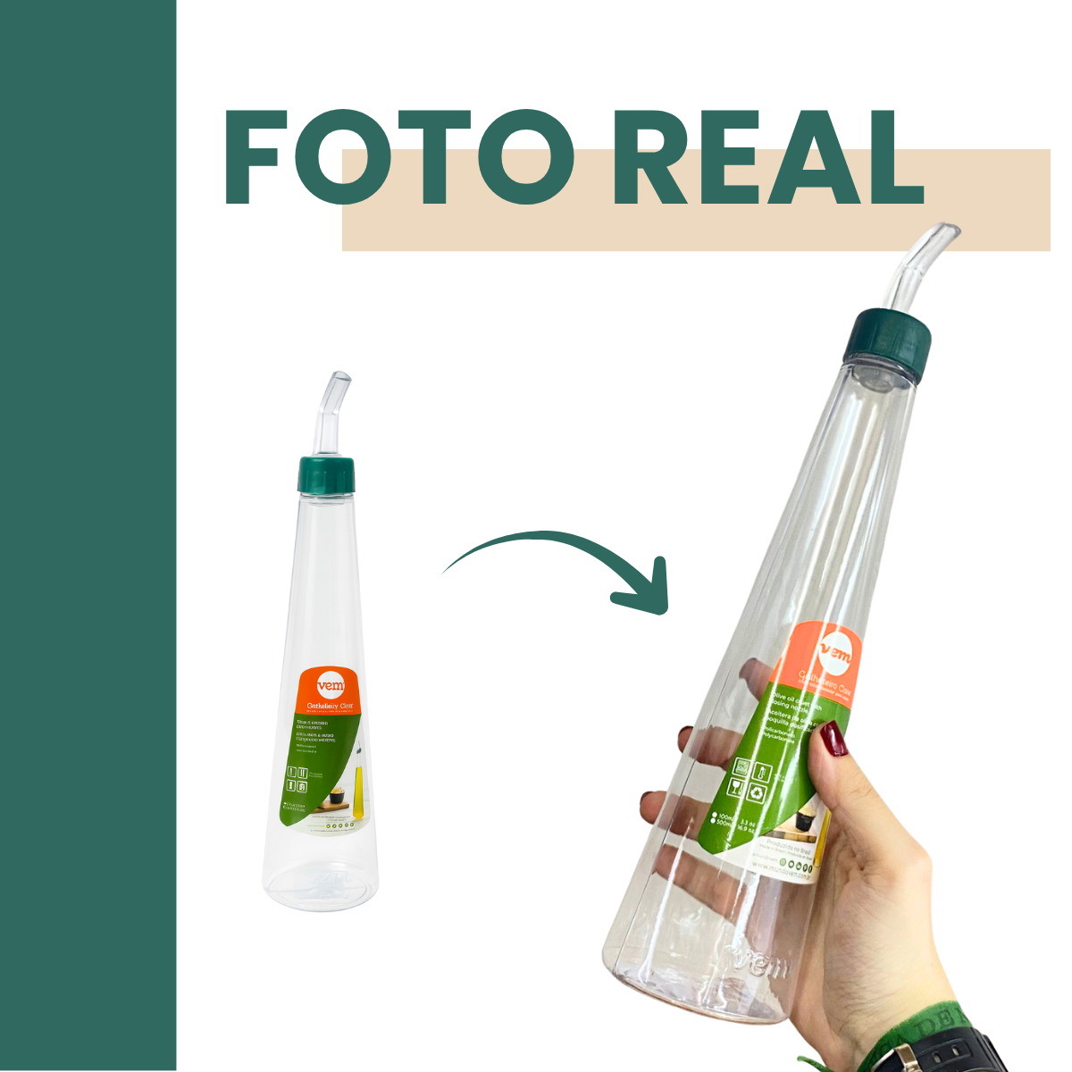 Galheteiro 500ml Policarbonato