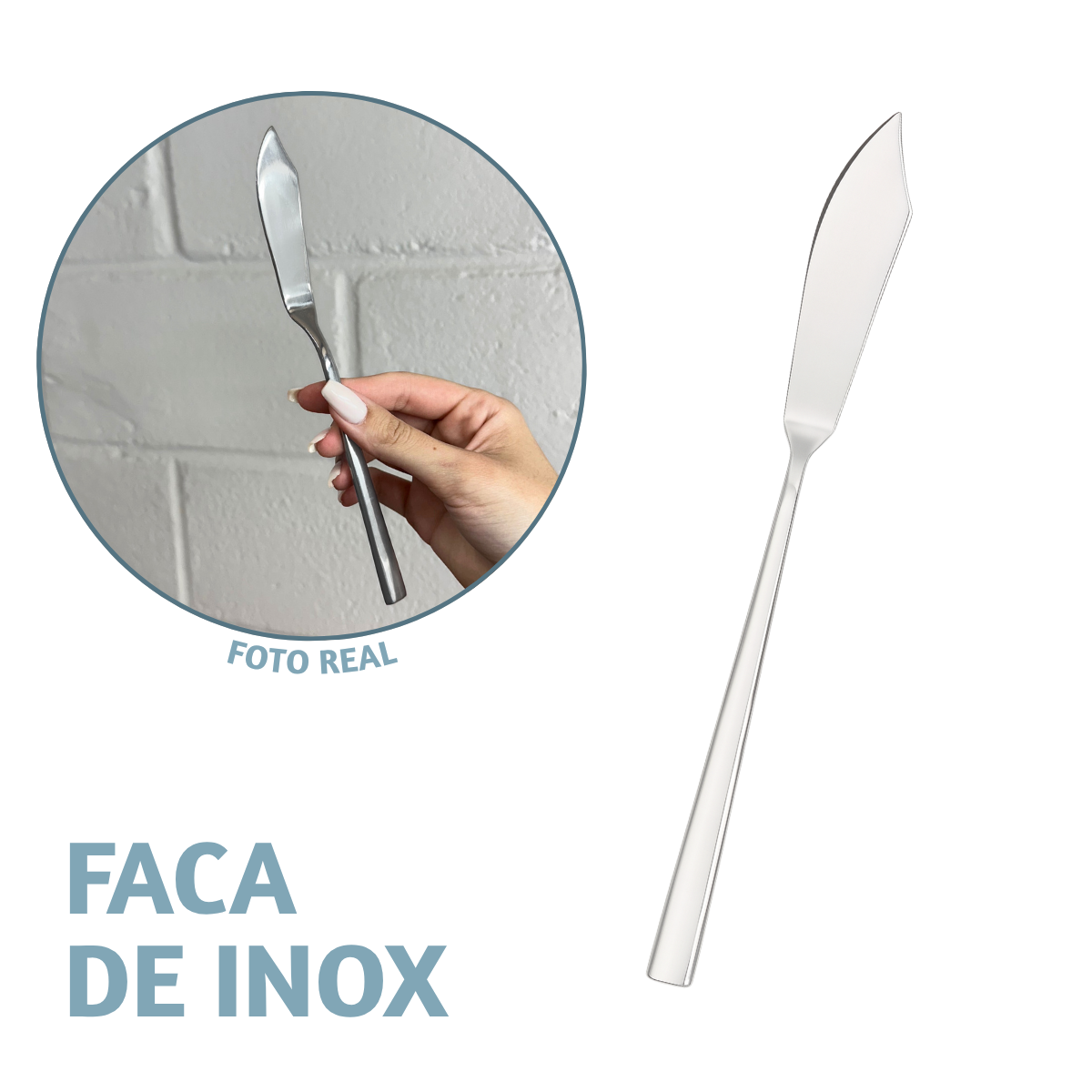 Faca Peixe Mykonos Aço Inox