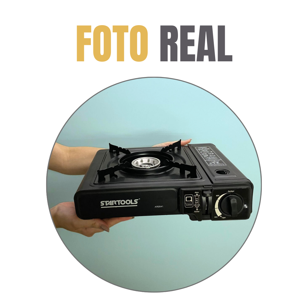 Fogareiro a Gás 1 Boca Maleta