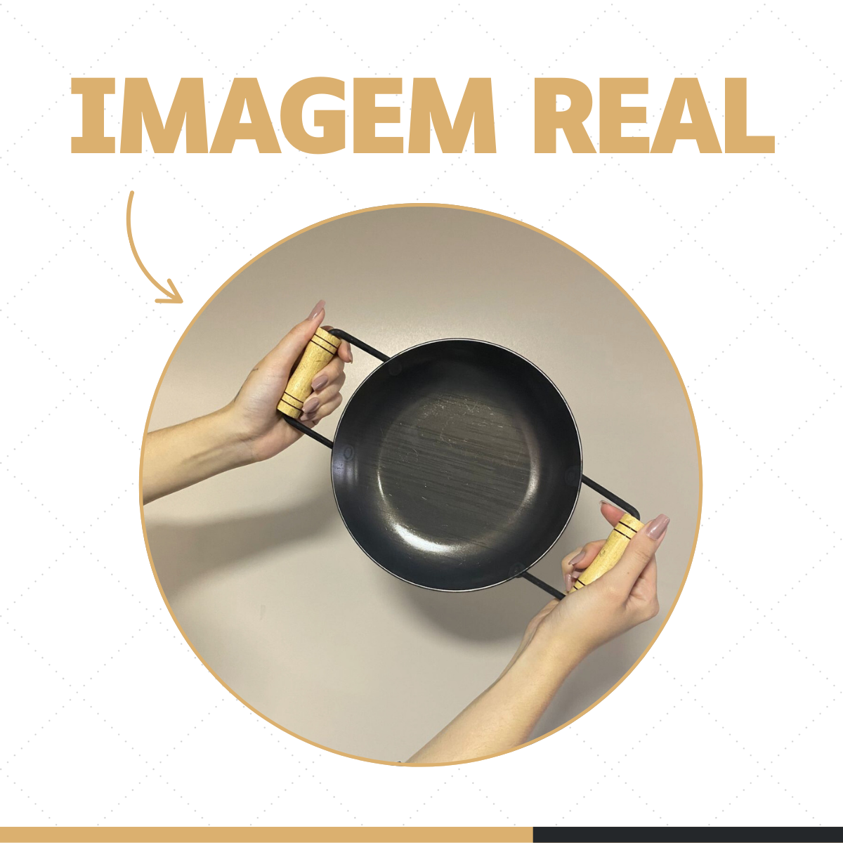 Tacho Aço Carbono 22cm