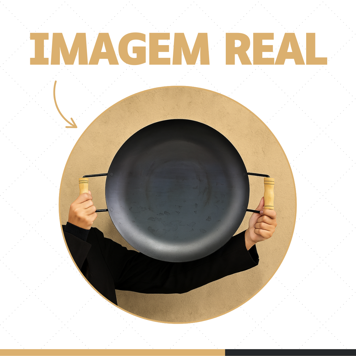 Tacho Aço Carbono 41cm