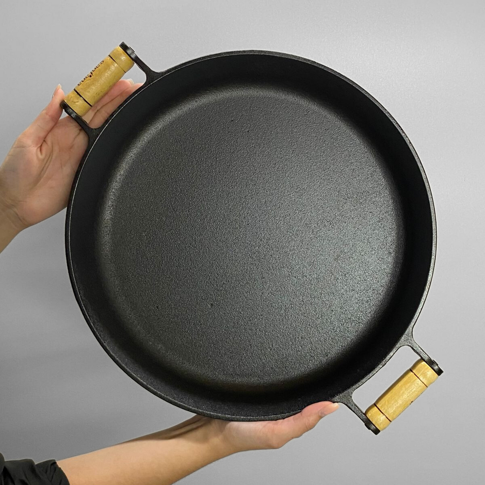 Frigideira Ferro Fundido 36cm S/Tampa - A Gourmet