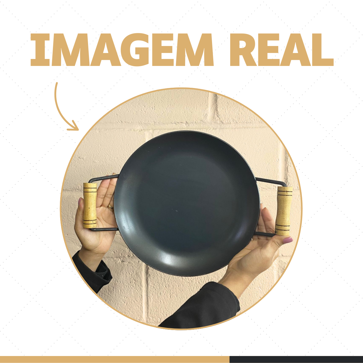 Tacho Aço Carbono 33cm