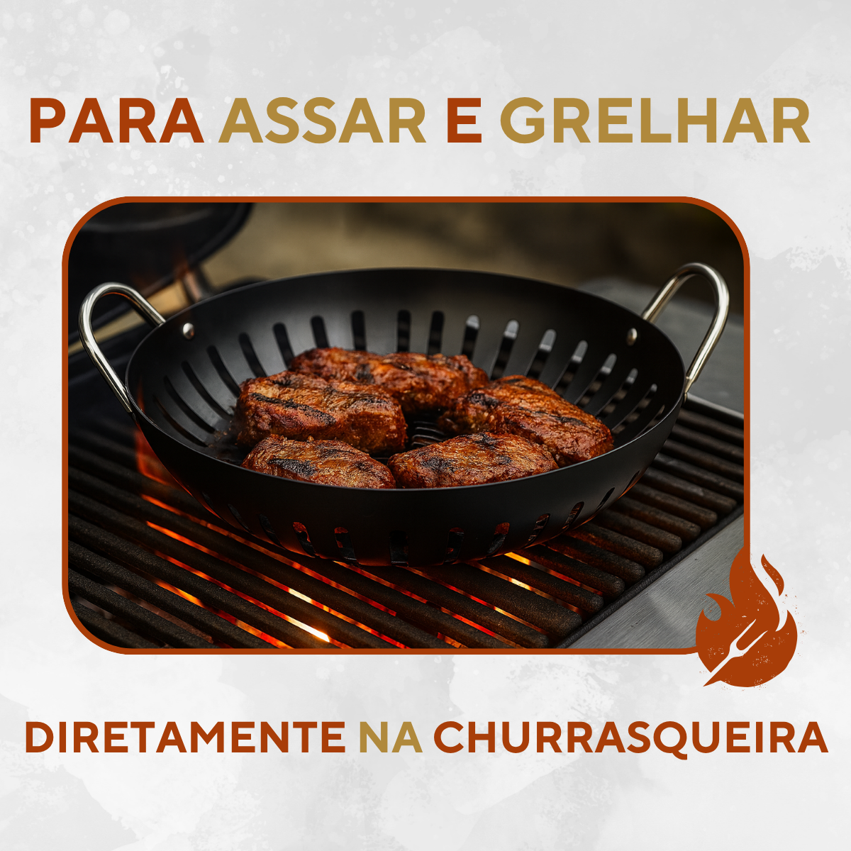 Assadeira Wok Churrasco