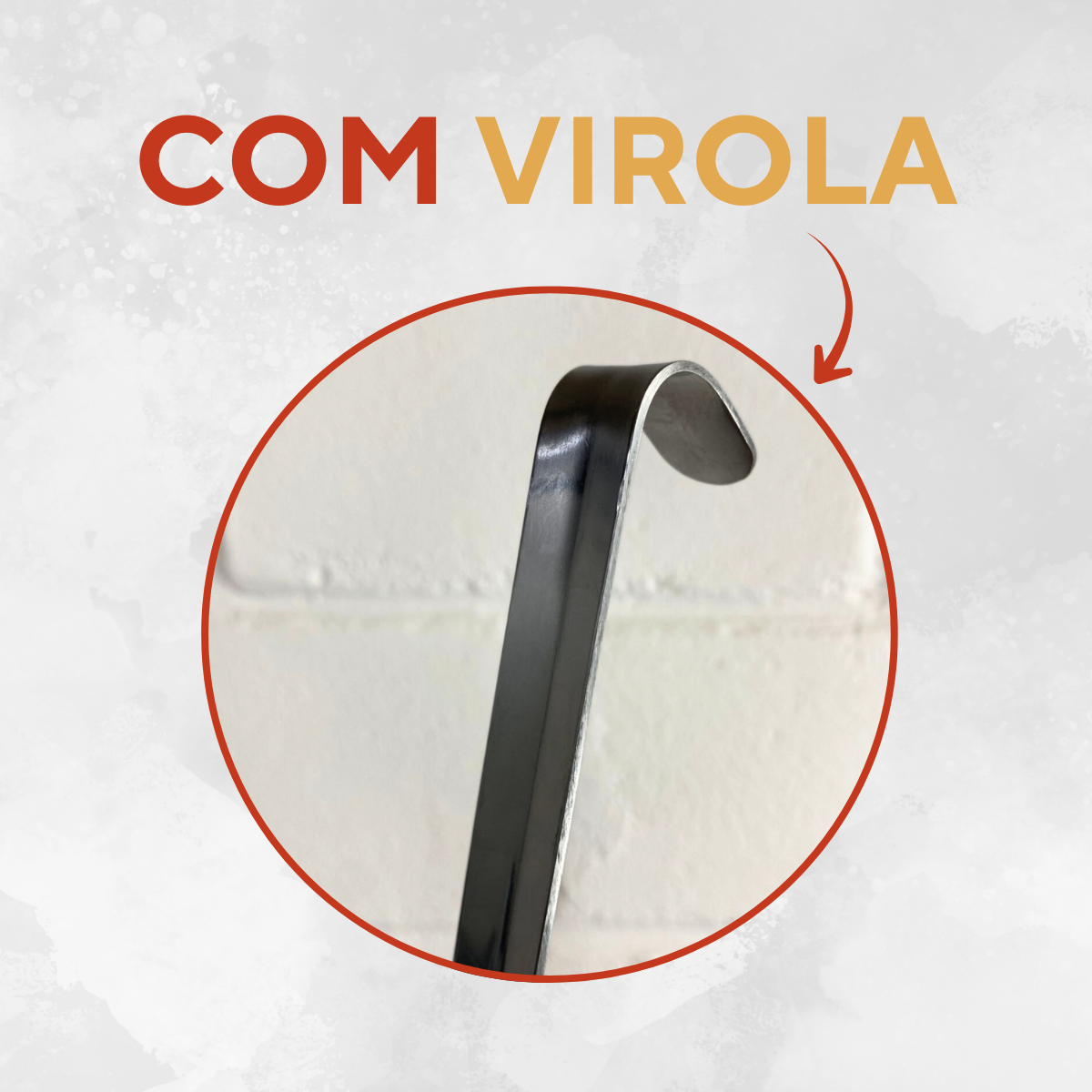 Garfo Churrasco 41cm aço inox