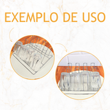 Suporte Cromado para 24 Copos Hotel Profissional