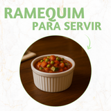 Ramequim Porcelana Pequeno