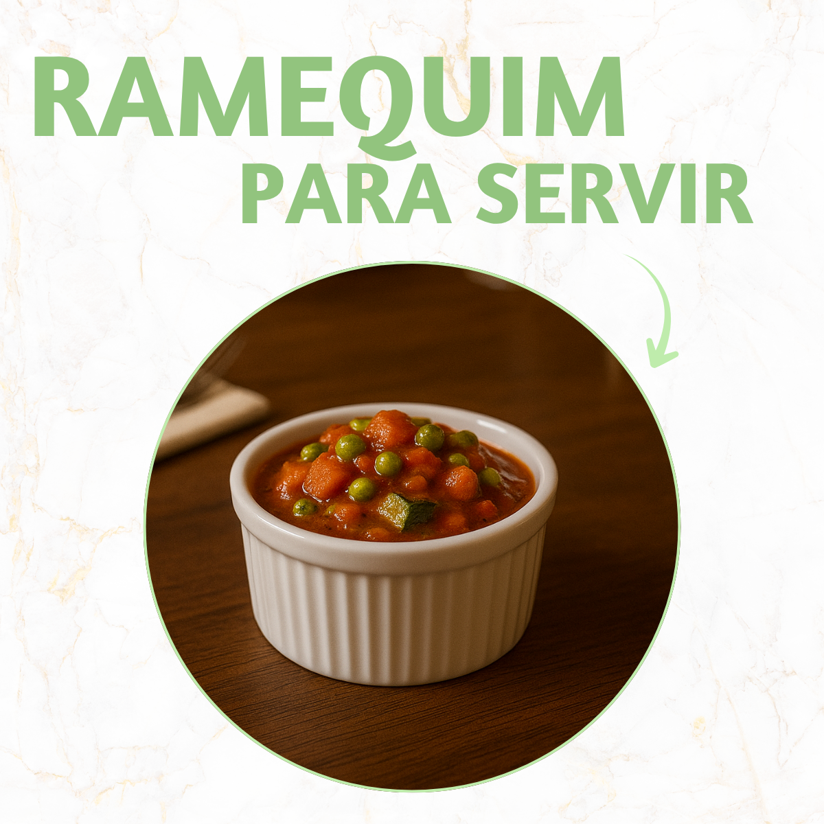 Ramequim Porcelana Pequeno