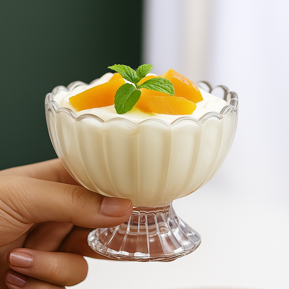 Taça Sobremesa Geneva Vidro - A Gourmet