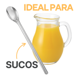 Colher para suco 30cm aço inox