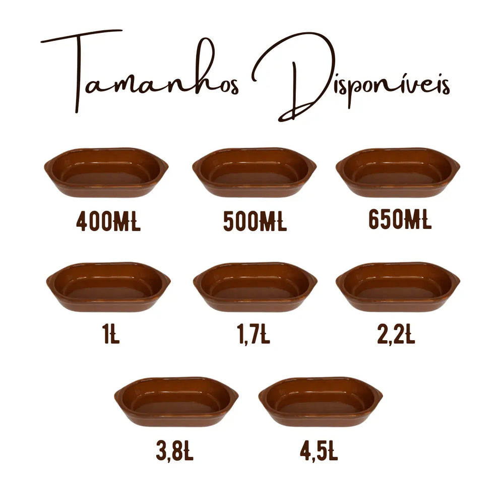 Assadeira Oval Barro N°2 Motta