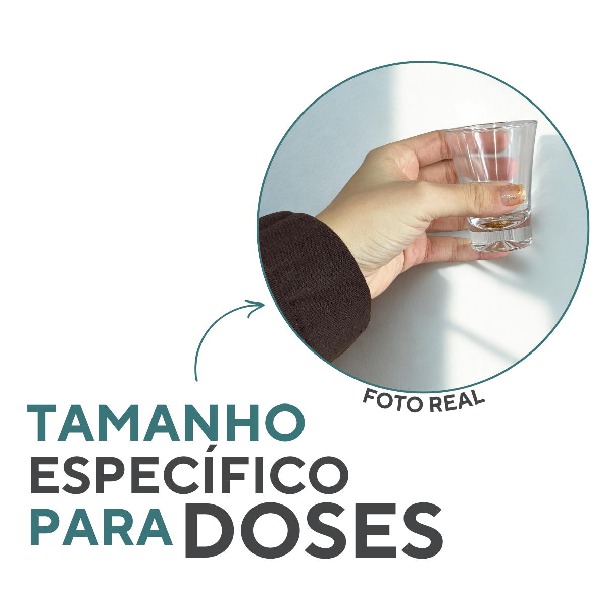 Copo de Dose 60ml Shot de Vidro