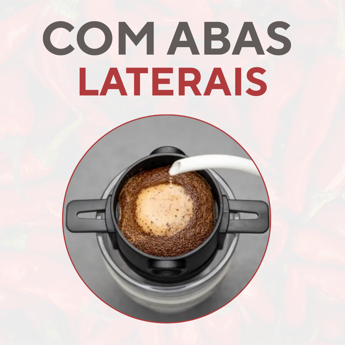 Mini coador café e chá