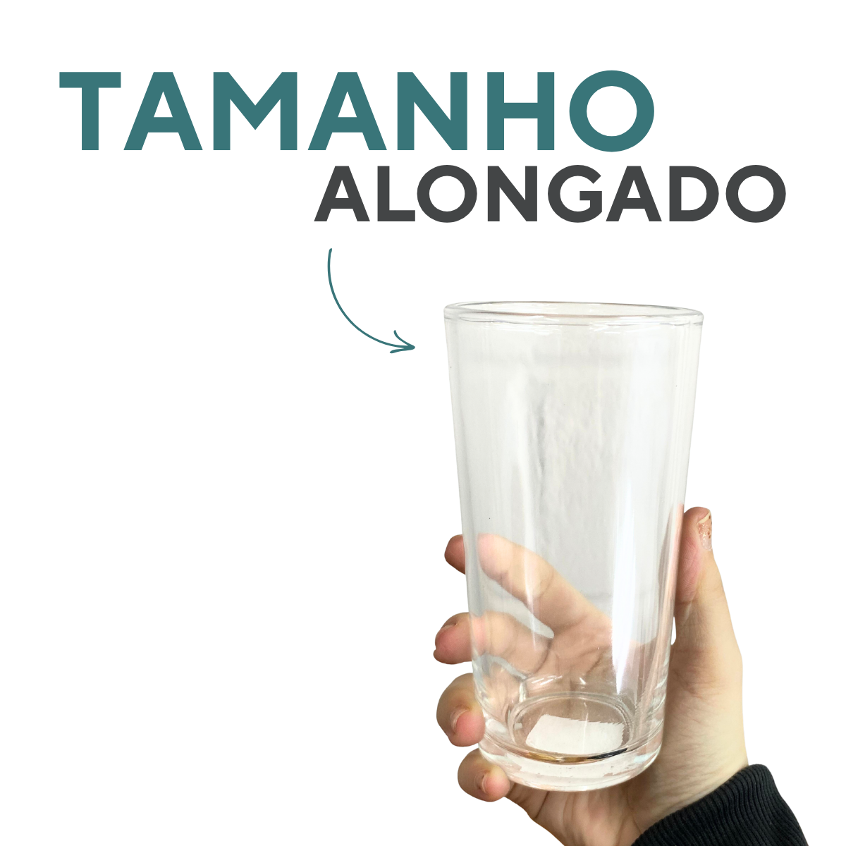 Copo Long Drink 390ml de Vidro