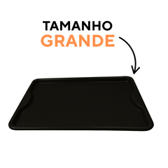 Bandeja Grande Fast Food Preta - A Gourmet