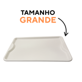 Bandeja Grande Fast Food Branca - A Gourmet
