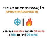 Garrafa Térmica Escandinávia Preta - A Gourmet