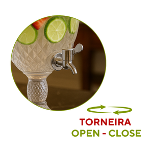 Suqueira Luxxor 5 Litros de Poliestireno A Gourmet Suqueira